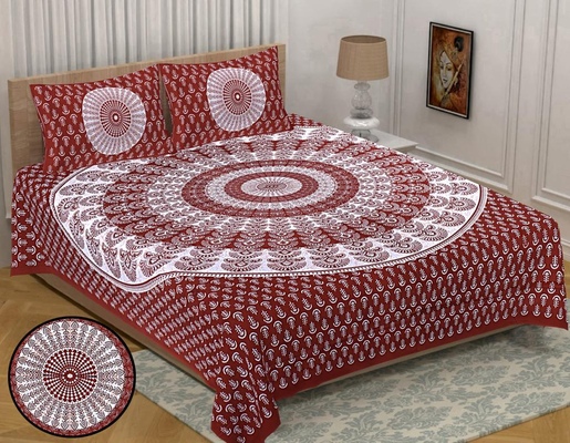 Bedsheets King Size with Pillow Covers (Elite 013